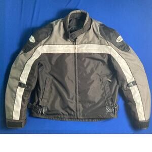 Xelement Men's Motorcycle Jacket XXL with Body Armor Elbow and Back Pads